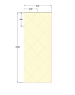 oglinda cu fazeta 80 x 200 cm bronze