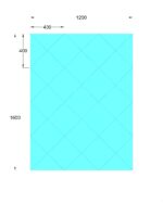 oglinda cu fazeta 120 x 160 cm argintiu