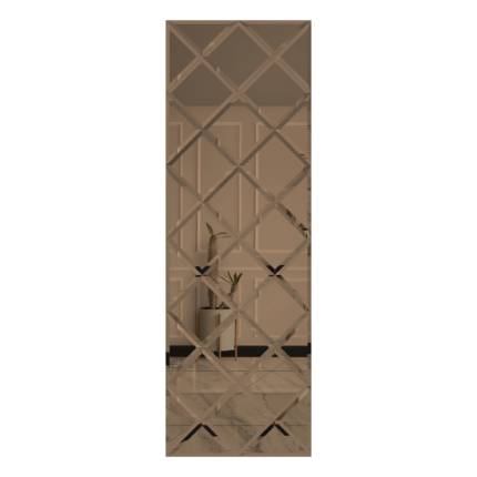 oglinda cu fazeta 80 x 240 cm bronze