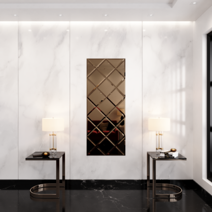 oglinda cu fazeta 80 x 200 cm bronze