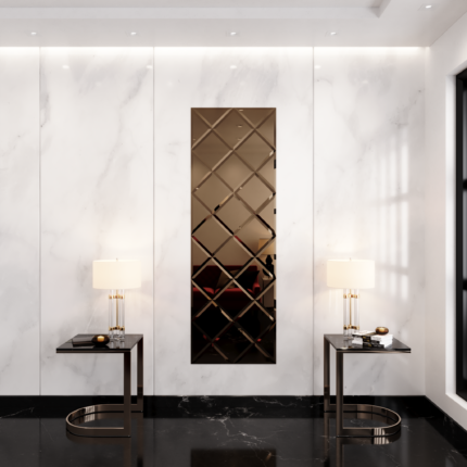 oglinda cu fazeta 80 x 240 cm bronze